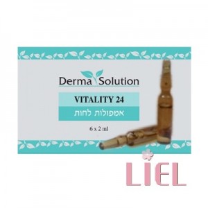 דרמה סולושן אמפולות לחות Vitality  6x2ml