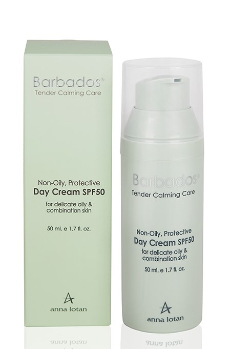 אנה לוטן ברבדוס קרם לחות עם הגנה SPF50 קליל ודל שומן 50מל