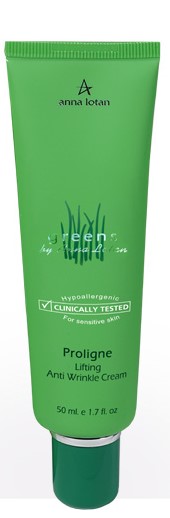 אנה לוטן Greens סדרה ירוקה פרולין קרם מיצוק 50 מל Proligne Lifting Anti Wrinkle Cream