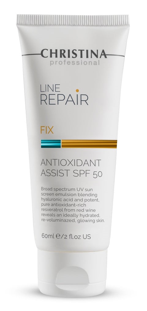 כריסטינה LINE REPAIR FIX קרם לחות SPF50 להפחתת נזקי הסביבה 60מל