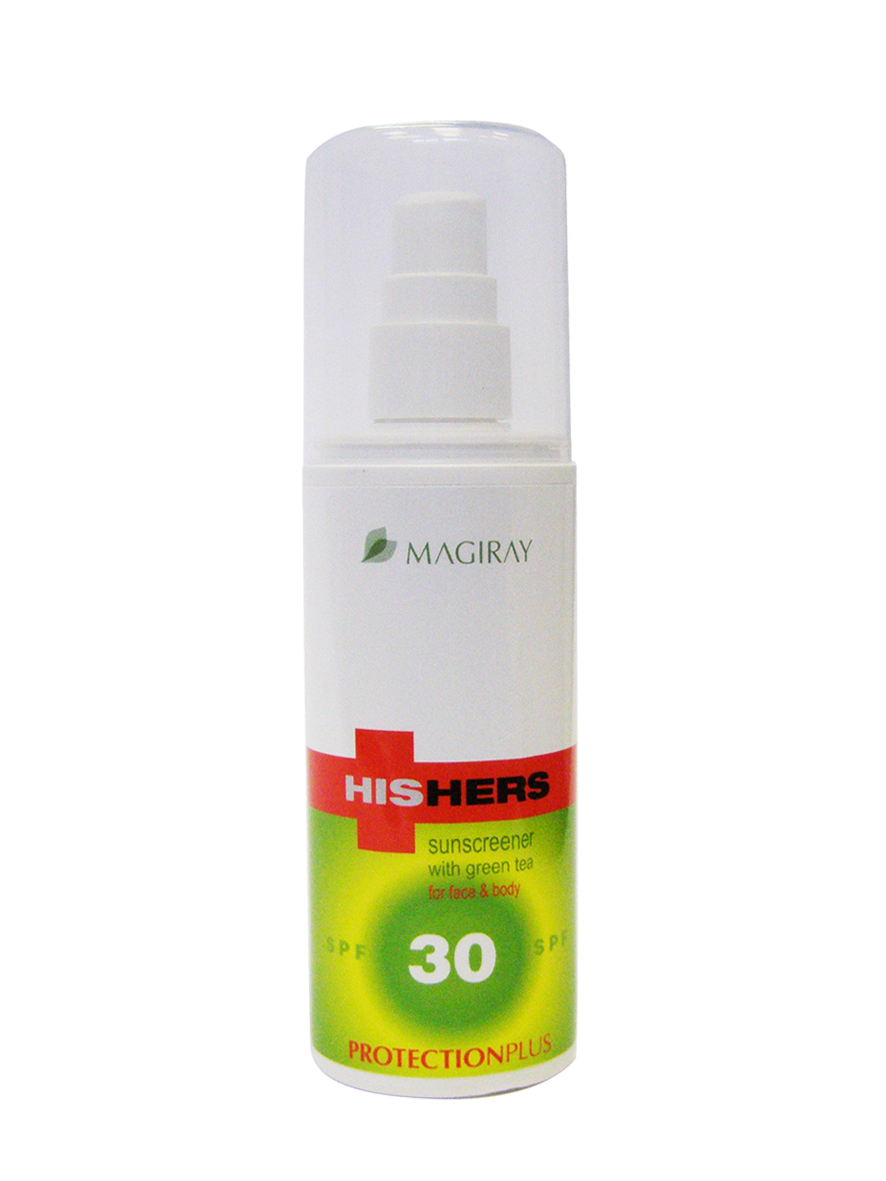 HISHERS Magiray בשבילו בשבילה פרוטקשן פלוס SPF 30 קרם הגנה 125מל